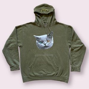 ODD FUTURE “SHARK CAT” PULLOVER HOODIE